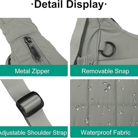 Green Small Puffer Purses Crescent Bag Hobo Handbag - Picture 4 of 6